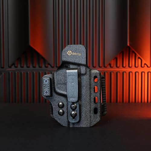 Miniatura 55 de GRITR Omni IWB/OWB Kydex - Funda modular para Sig, Glock, Springfield, Walther, S&W, Canik y más, accesorio ambidiestro para pistola EDC con corte