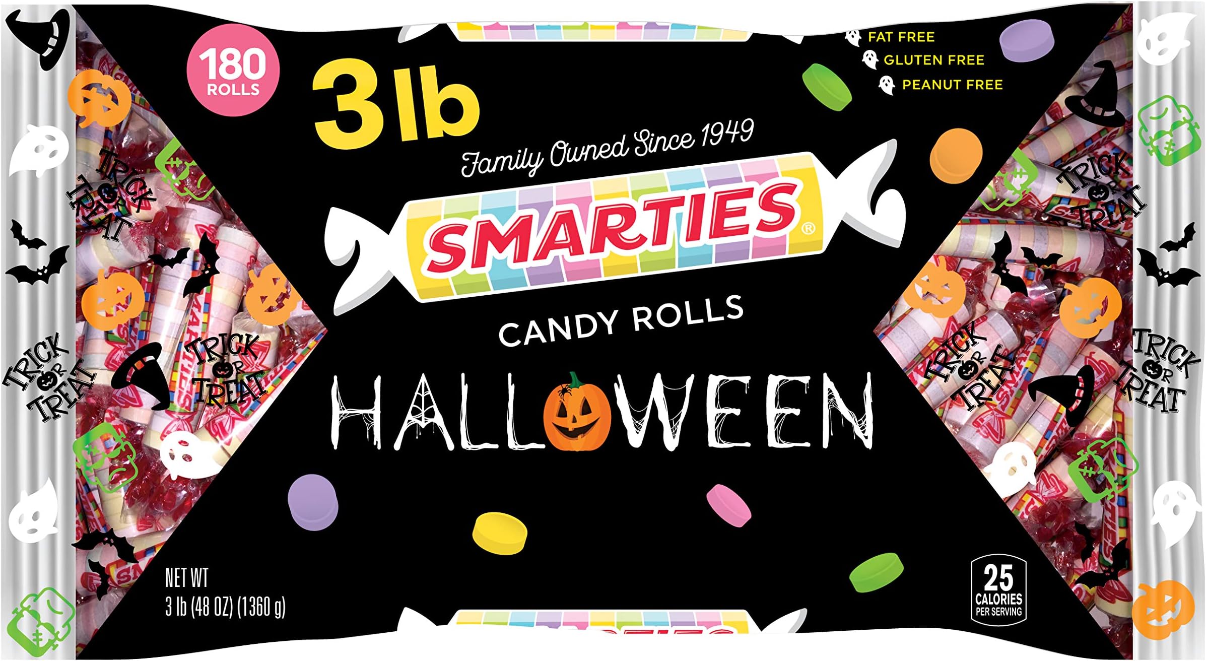 Smarties Halloween 3 Pound Bag Grocery And Gourmet Food 