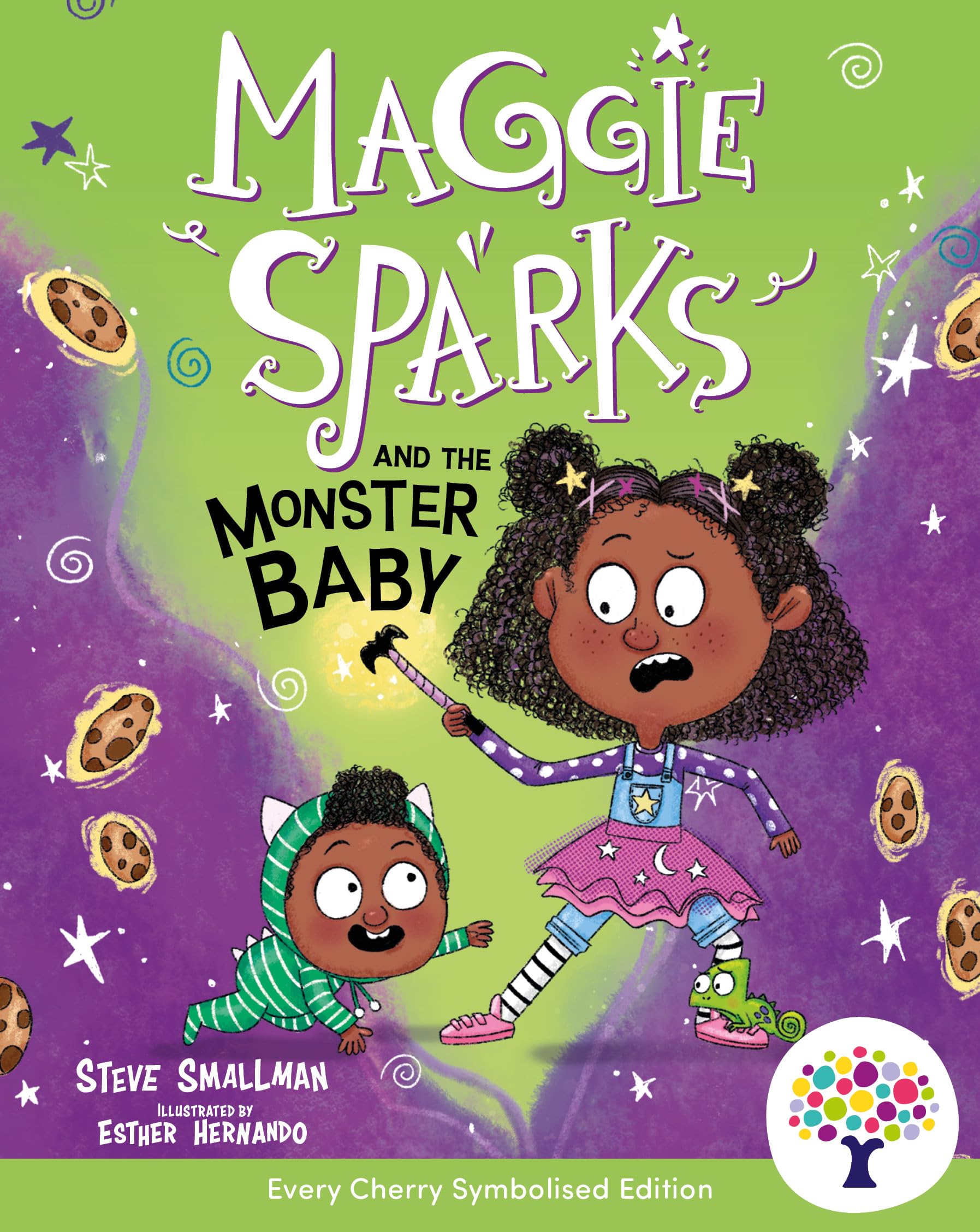 Every Cherry Publishing Maggie Sparks And The Monster Baby: Accessible Symbolised Edition By Steve Smallman - Ages 5-7 - Paperback (Includes Free Signing Video & Audiobook)