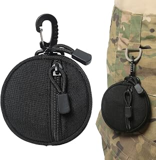Small Change Purse Money Pouch, Key Case, Wireless Headset Pack, Compact | Change Holder Key Headset Lipstick for Men Hiking Climbing Cycling Shopping