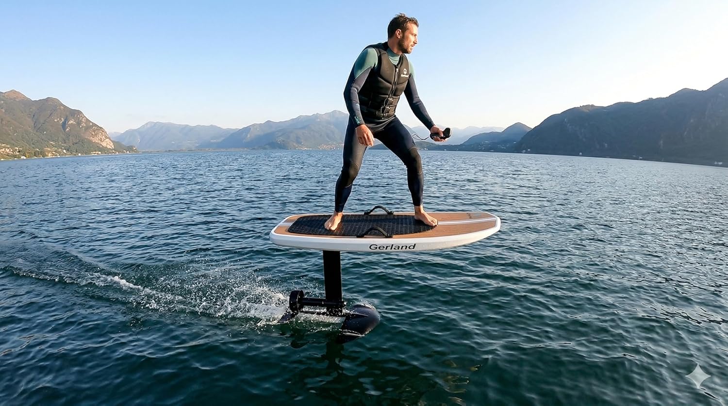 Electric Hydrofoil eFoil 8KW, 60KM/H High Performance Carbon Fiber Jet Board Surfboard 130kg 256 lbs Capacity 40 MPH Water Sport Surfing Wave World Wide Global