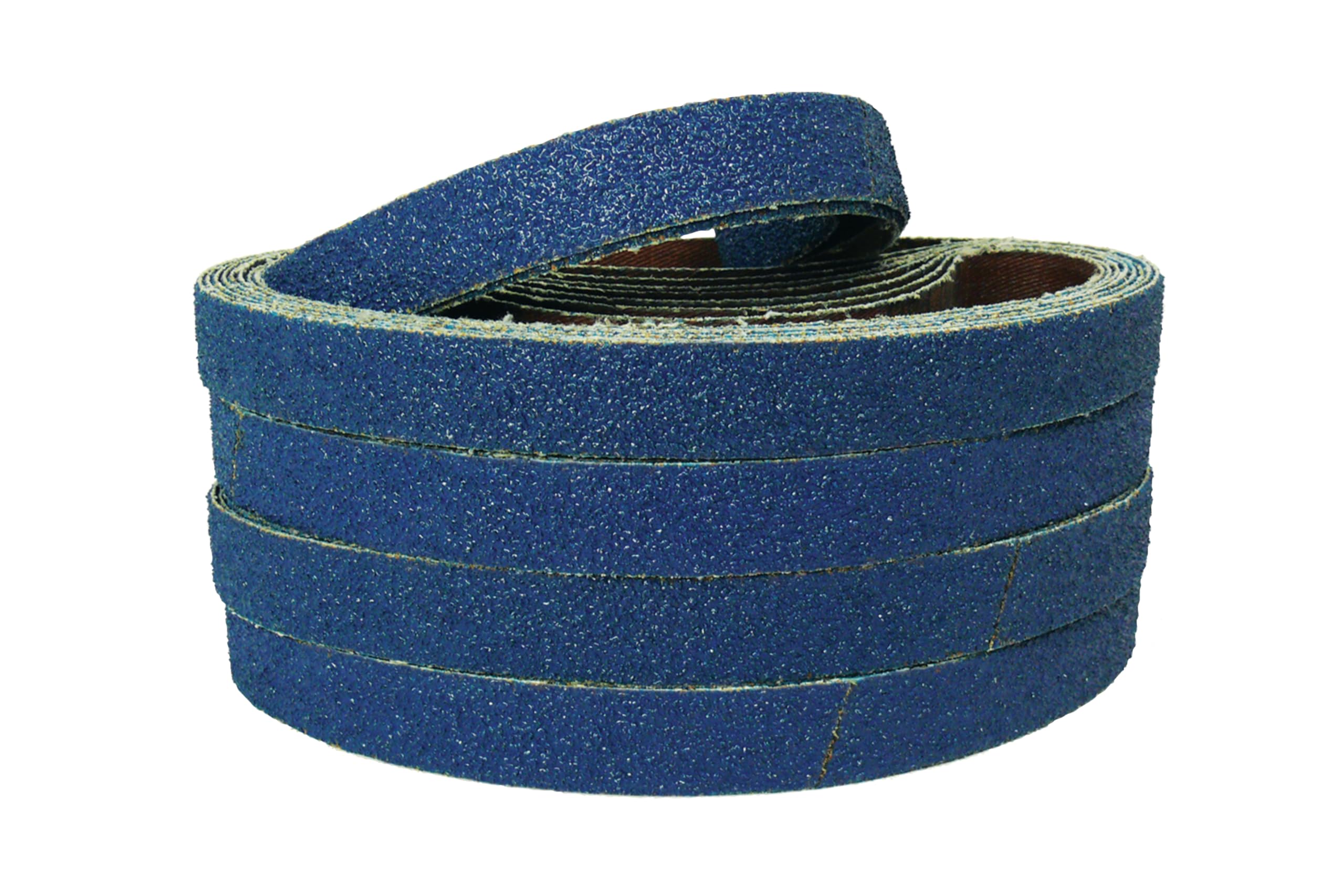 Connect 34254 Abracs File Belts 20mm x 520mm 60g Zirconium 10pc, Multi