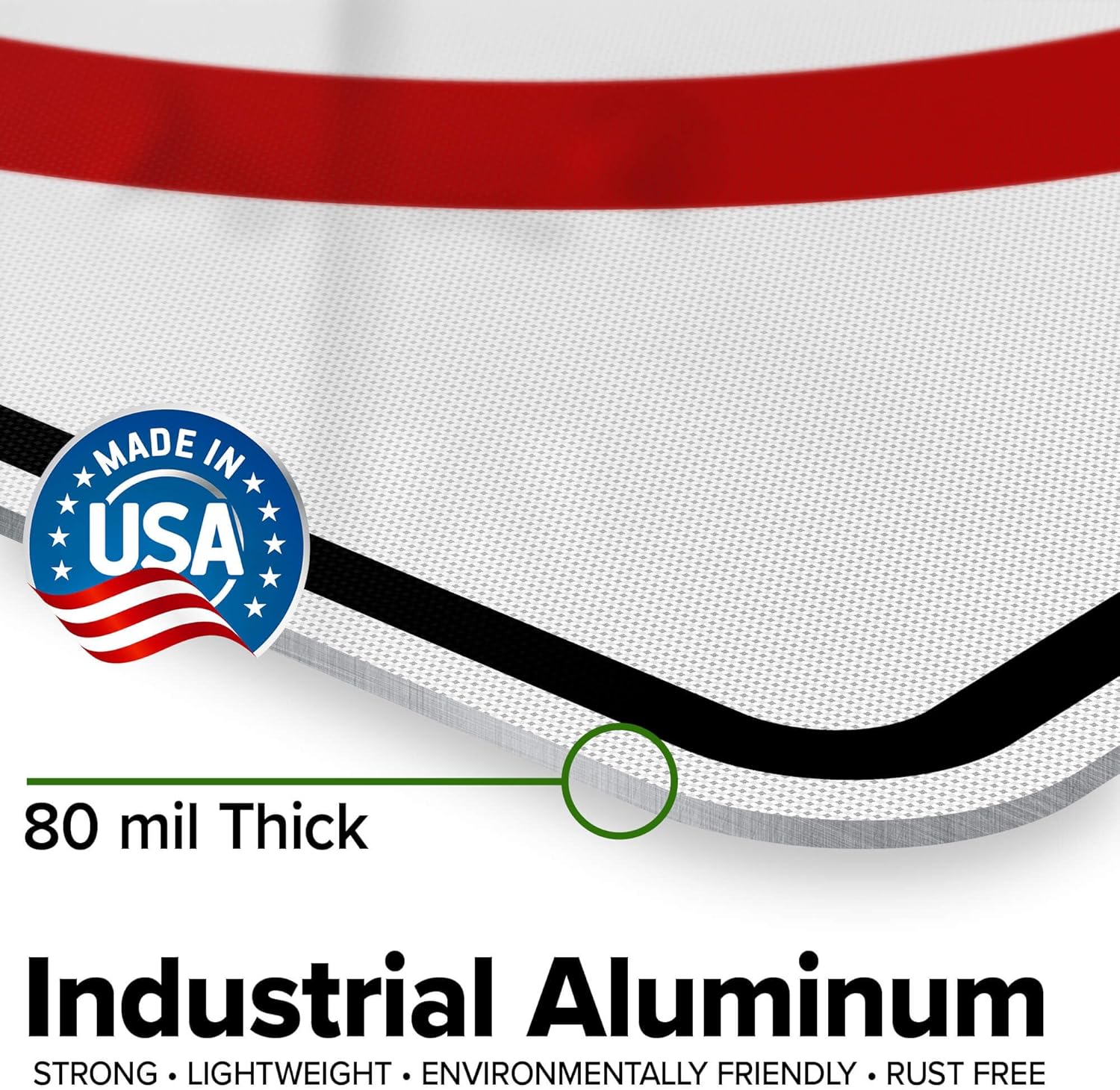 No U Turn Sign, 24x24 Inches, 3M EGP Reflective.080 Aluminum, Fade Resistant, Made in USA by My Sign Center