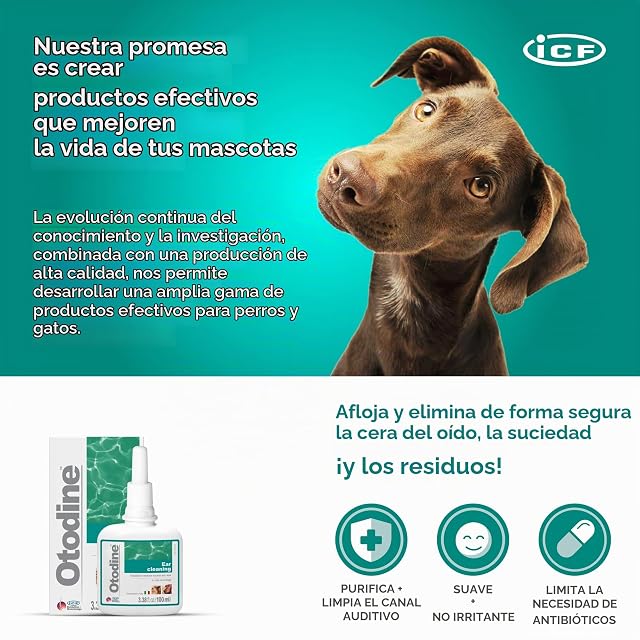 Foto 7 de 8 de Otodine Limpiador de Oídos para Perros