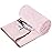 Heathyoga Yoga Mat Towel Non Slip for Hot Yoga Towel with Silicone Grip & Free Spray Bottle, 72X26 Extra Large Microfiber Yoga Towel for Bikram, Pilates, Fitness (Pink)