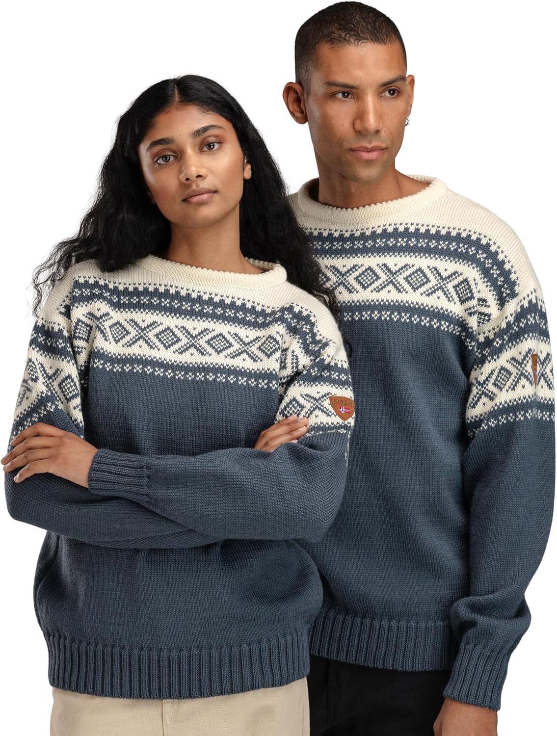 Dale of Norway Cortina 1956 Unisex Sweater - 100% Wool Sweaters for Men and Women - Crew Neck Sweater - Pullover Sweaters