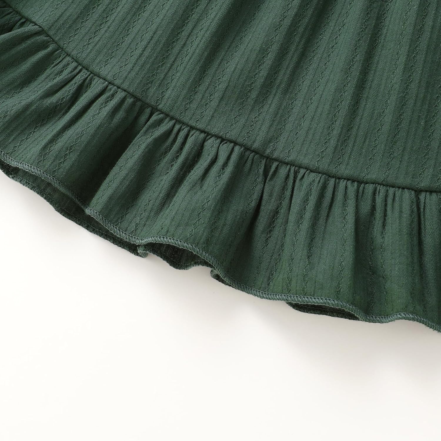 YOUNGER TREE Toddler Dress Baby Girls Cotton Ruffle Sleeveless Summer Dresses Kids Boho Beach Casual Sundress - Image 5