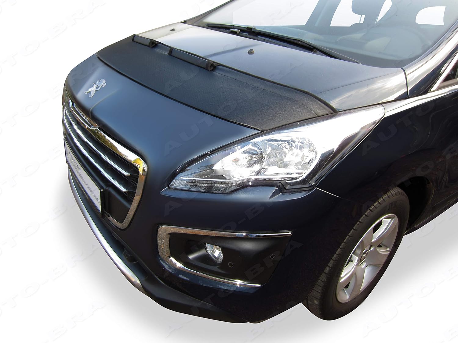 AB3-00355 Hood Bra Compatible with Peugeot 3008 2009-2016 Front End Nose Mask Bonnet Bra STONEGUARD Protector Tuning