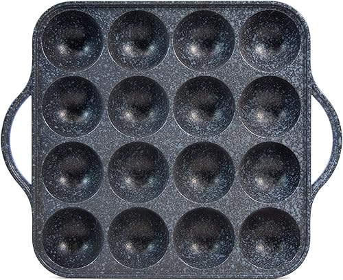 CookKing - Sartén antiadherente TAKOYAKI para parrillaplaca de cocción, fabricada en Corea