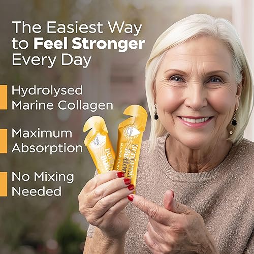 Miniatura 3 de Bolsa líquida de colágeno marino con ácido hialurónico y vitamina C  para cabello, piel, uñas y articulaciones  12,000 mg de colágeno hidrolizado de