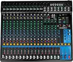 Mixer Audio 6 Canali Professionale - Interface USB Con Effetti DSP E Phantom Power