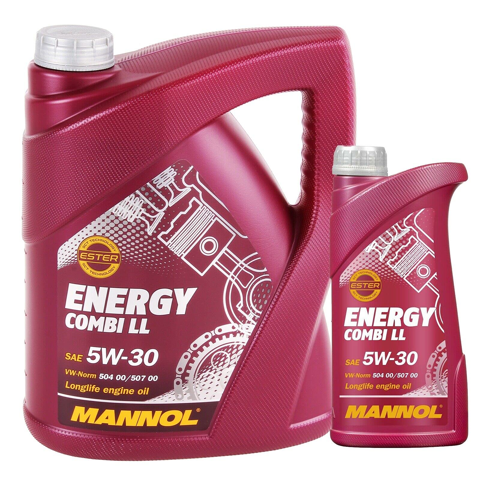 5+1 (6l), MANNOL 7907 Energy Combi LL 5W-30 Longlife III Motoröl