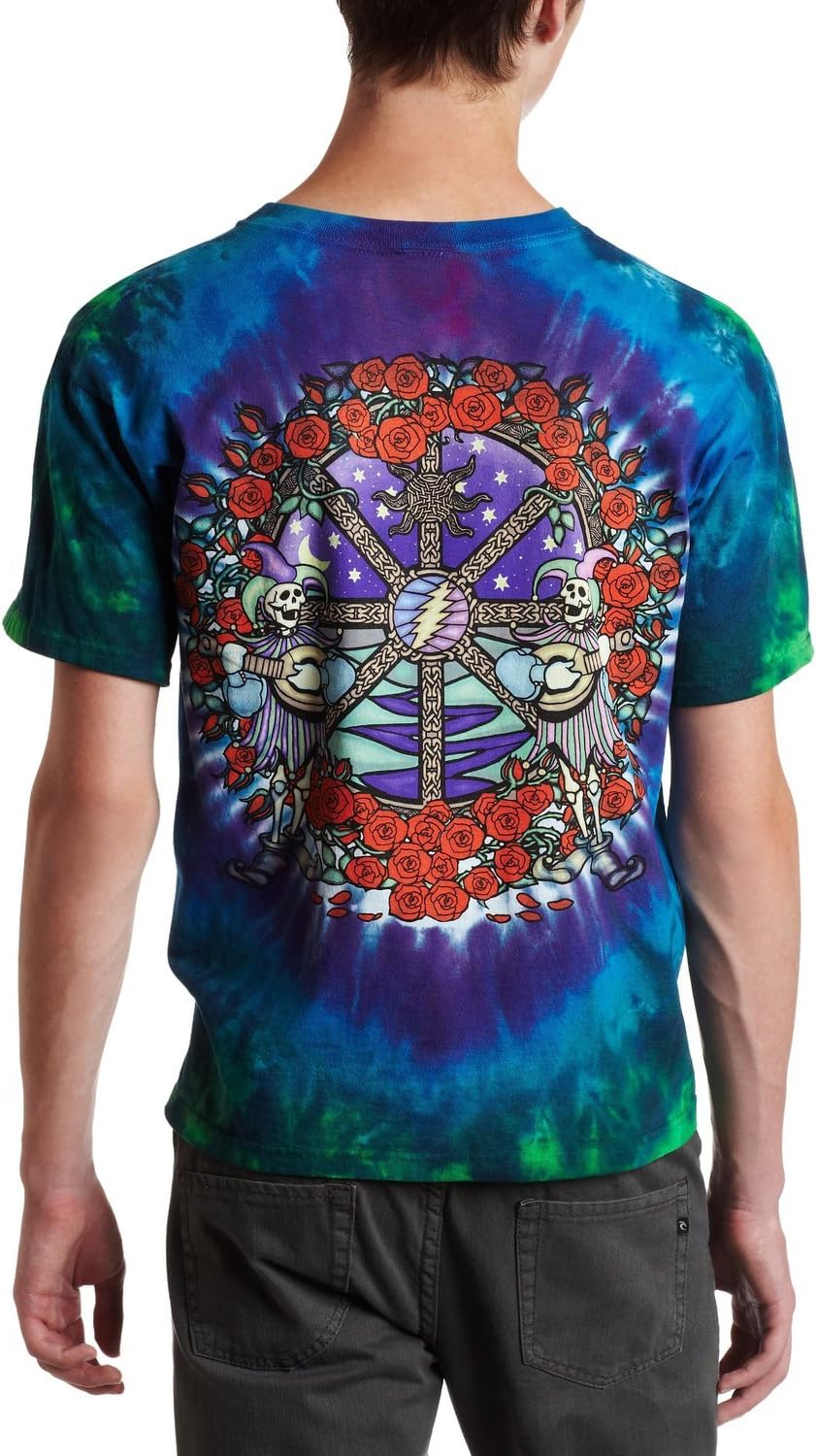 Liquid Blue Men's Grateful Dead Celtic Mandala Tie Dye T-Shirt - Image 2