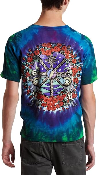Liquid Blue Men's Grateful Dead Celtic Mandala Tie Dye T-Shirt
