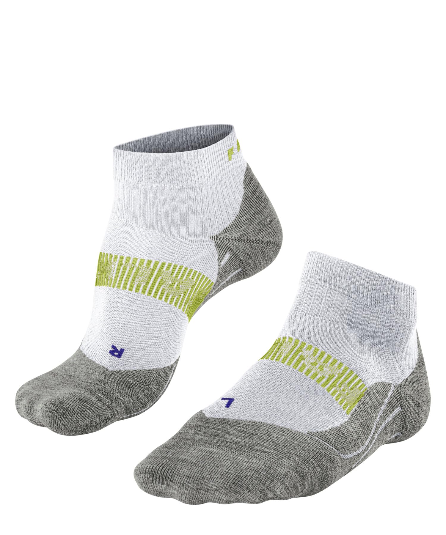 FALKE Men's RU4 Endurance Cool Short M Sso Functional Yarn Anti-Blister 1 Pair Running Socks, White 2007, 9.5-10.5