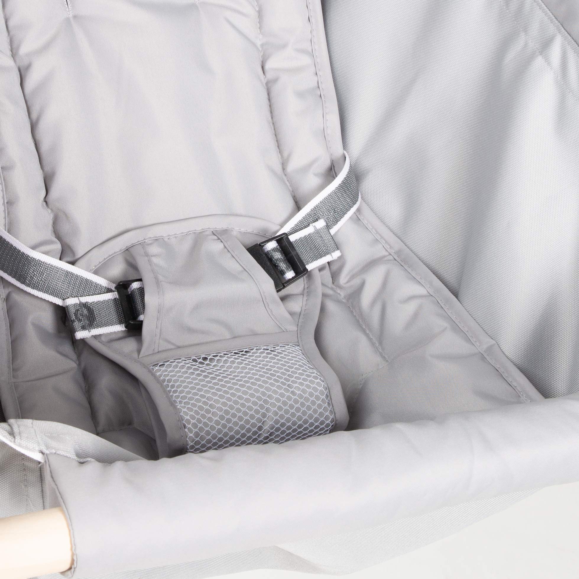 roba Balancelle Bébé 2 en 1 - Hamac Bébé 0 à 6 Ans Chaise Suspendue Taupe