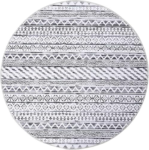 Vista 16 de Zacoo Alfombra bohemia para pasillo de 2 x 6 pies, alfombra geométrica de pelo bajo, antideslizante, resistente a las manchas, para cocina, marino