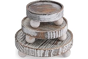 3PCS Wood Risers for Decor Mini Display Stand Farmhouse Decorative Risers