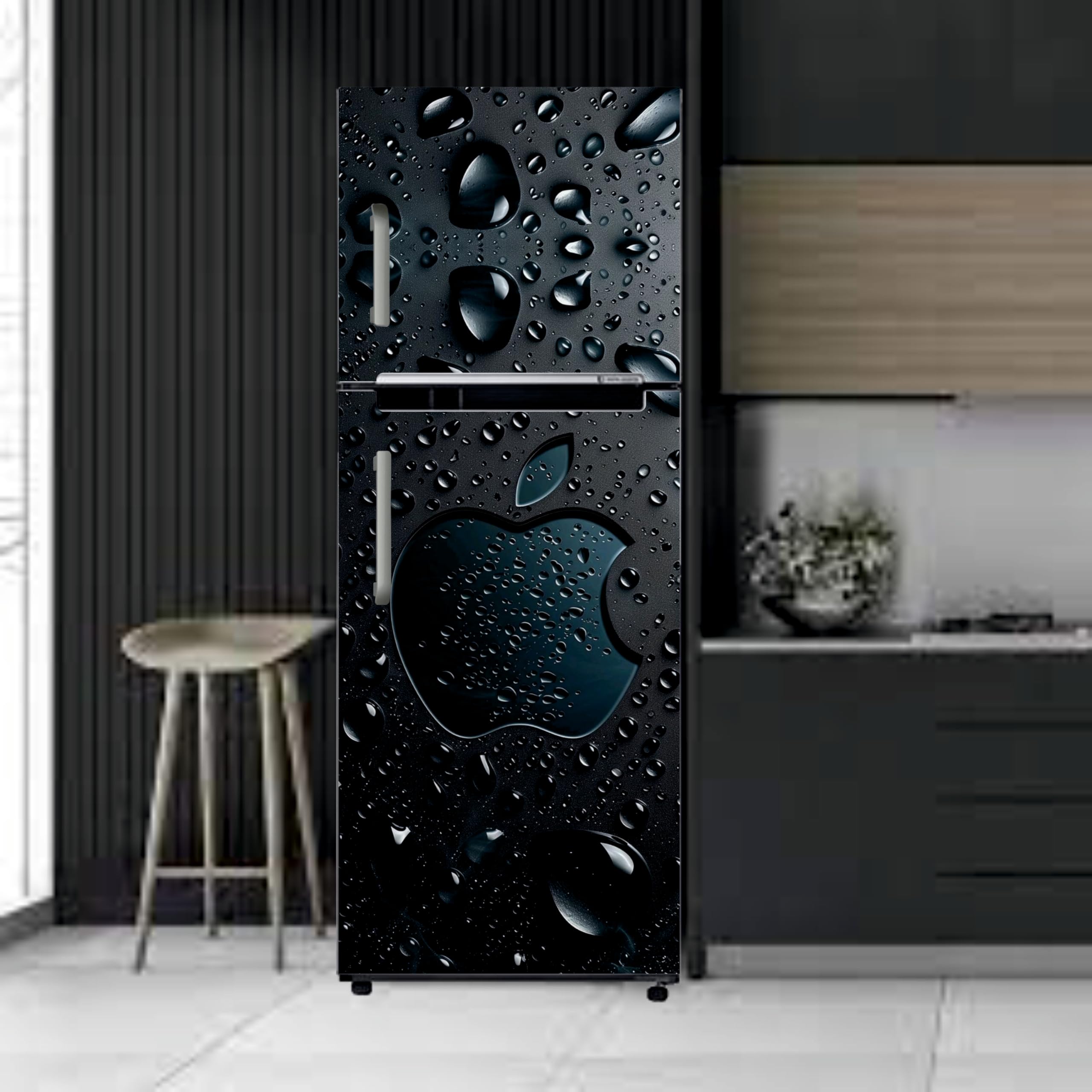 Fridge Door Stickers - Floral Vinyl Decals -6