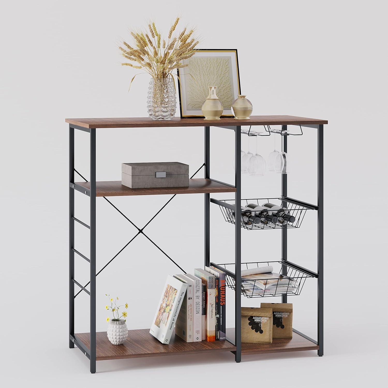 YITAHOME Standing Baker's RacksMicrowave Oven StandKitchen Utility