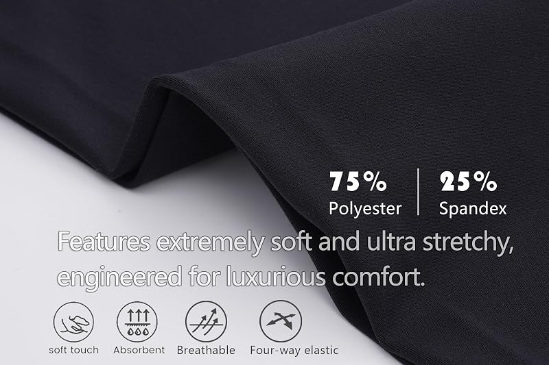 XINHEVERT Women's High-Waist Tight Workout Full Length Leggings, Comfortable and Unrestricted for Gym & Yoga - Black image 5