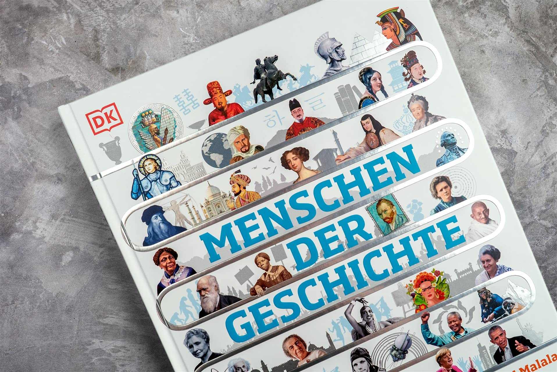 Menschen der Geschichte: Von Konfuzius und Kleopatra bis Mozart und Malala. In 150 Biografien durch die Menschheitsgeschichte. Für Kinder ab 10 Jahren