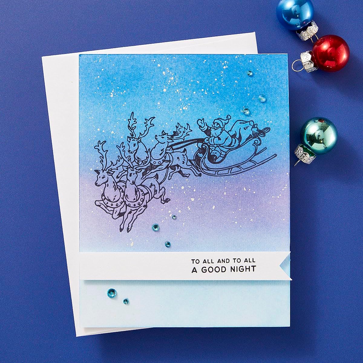 Spellbinders BP-221 Santa's Sleigh Press Plate & Die Set from The Glad Tidings Collection by Simon Hurley