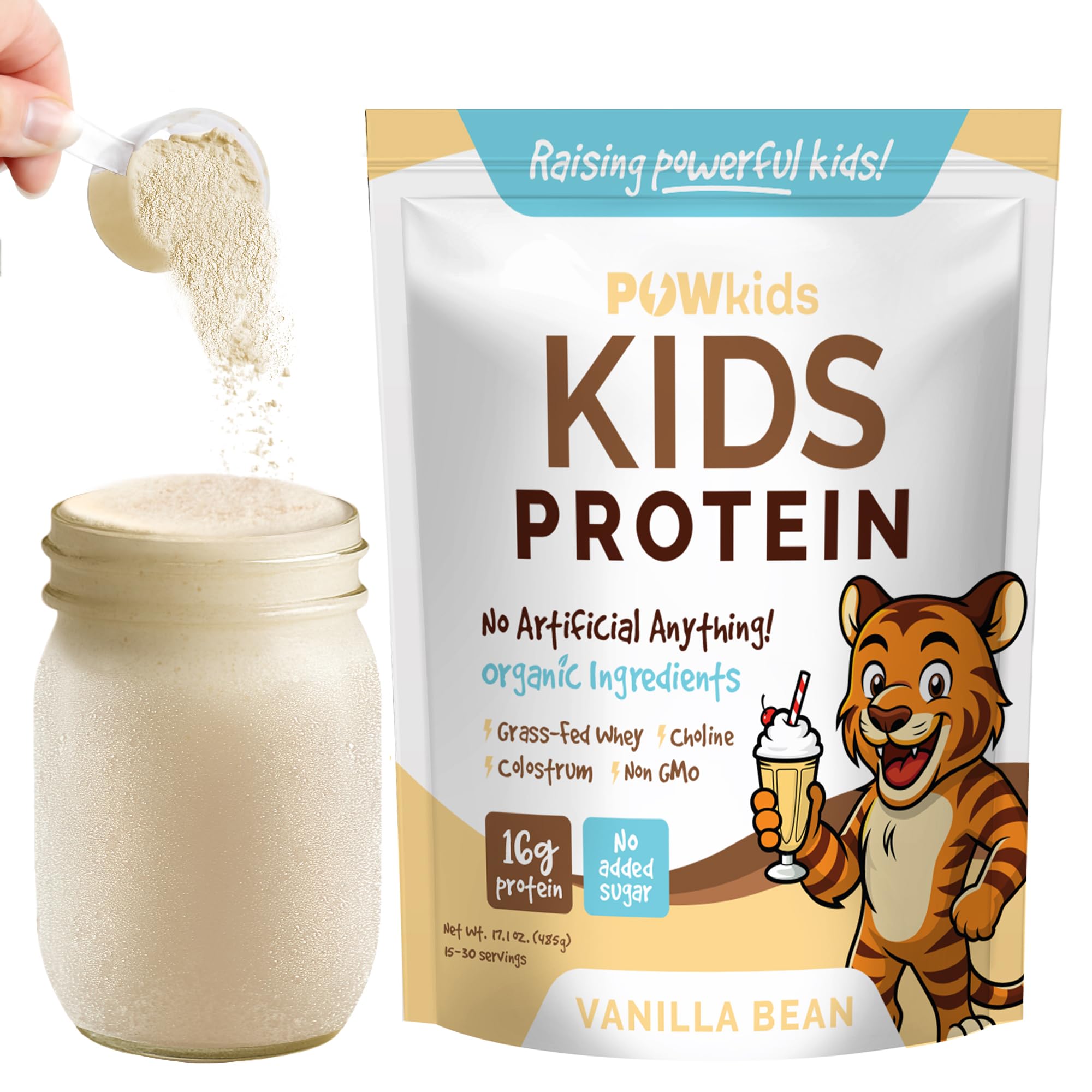 POWkids Vanilla Protein Powder