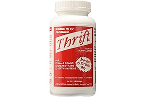 Thrift T-100 Alkaline Based 1-Pound Granular Drain Cleaner