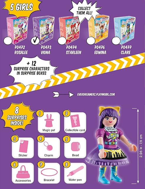 Foto 3 de 3 de PLAYMOBIL EverDreamerz 70473 Viona Comic World, con Boli de Agua, Partir de 7 Años