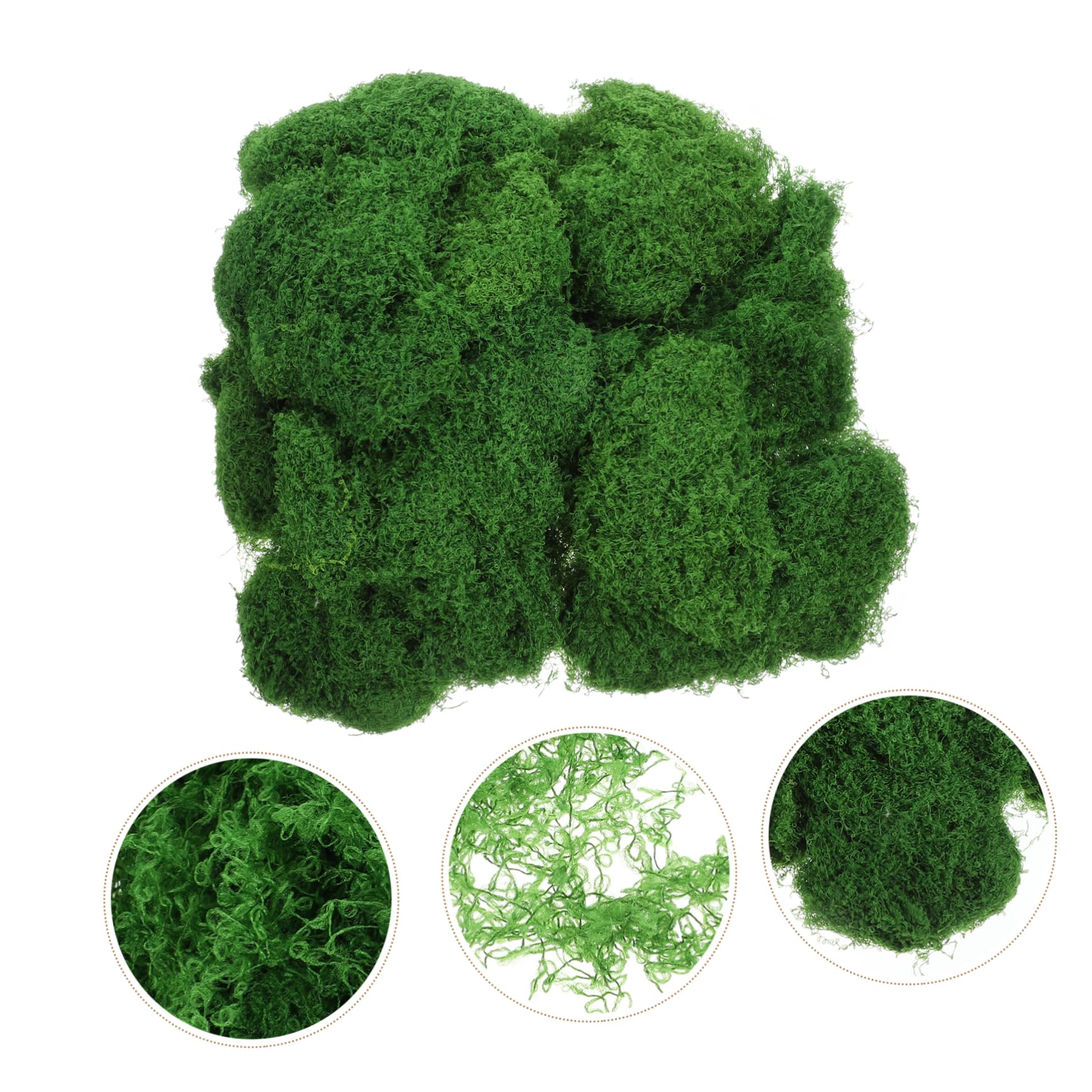 balacoo Elegant Fake Moss 200g Simulation Moss Lifelike Moss Ornaments for DIY Micro Garden Dec