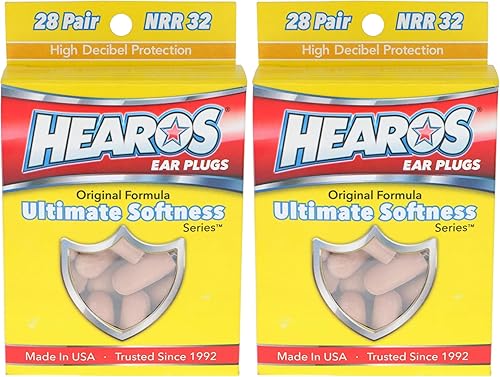 Vista 10 de Tapones para los oídos Hearos, serie de ultima suavidad, 20 pares, 5225, Beige, 56, 1