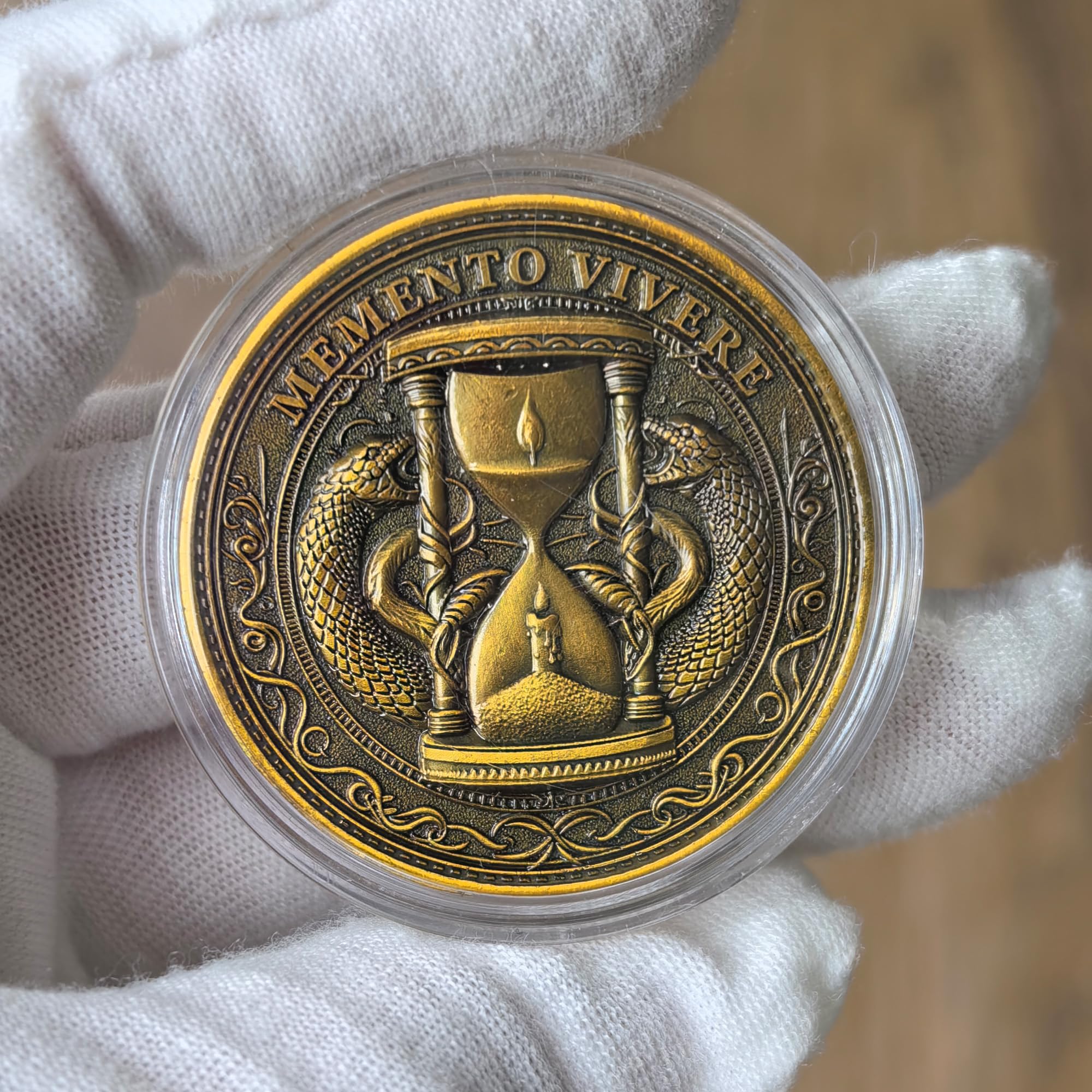 Amazon.com: Memento Mori Challenge Coin - Premium Zinc Alloy 1.57