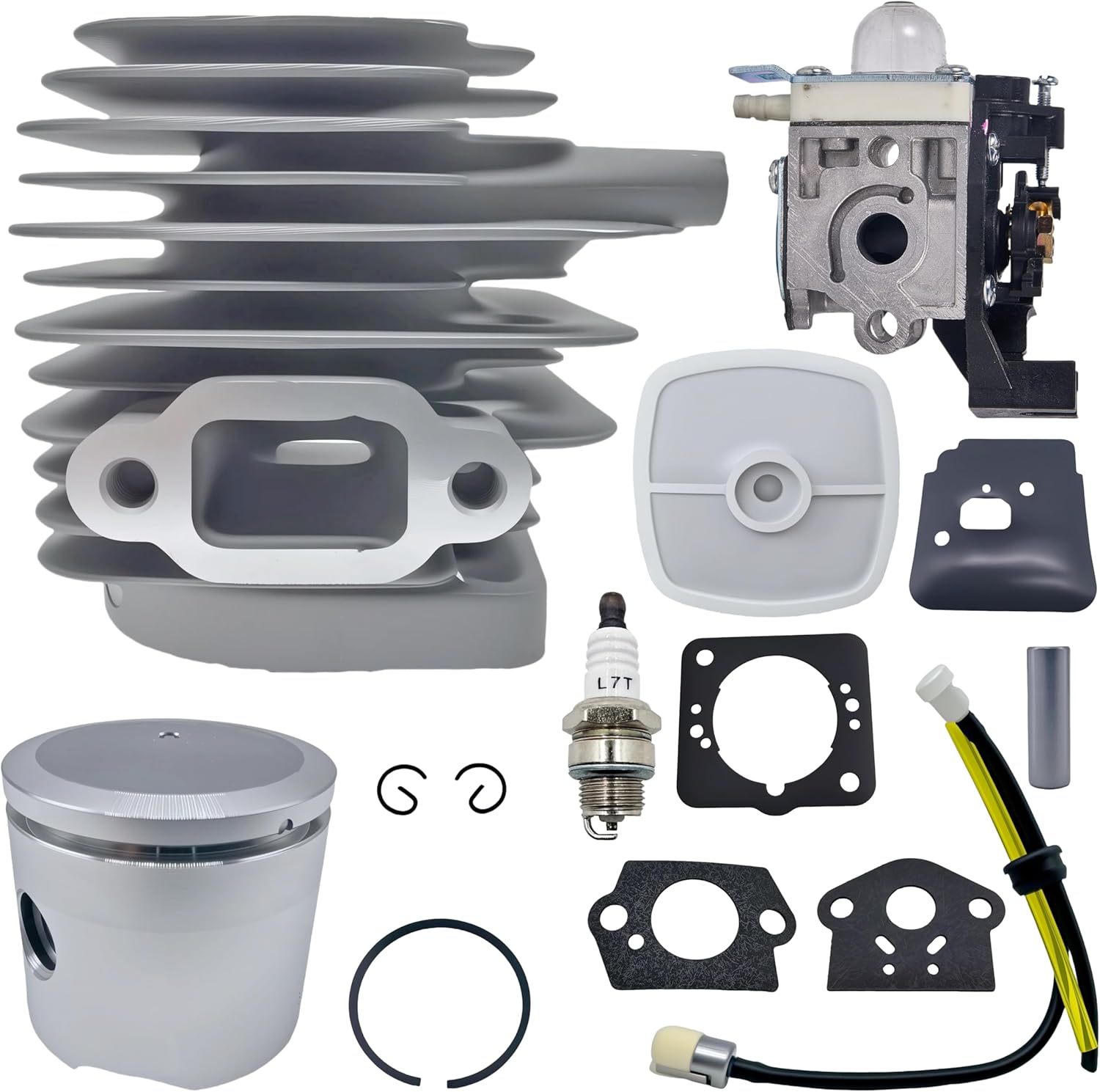 A130002100 CYLINDER Kit Fits For ECHO SRM-225 PAS-225 GT-225 GT-225L PE-225 GT-225i GT-225SF SRM-225i Trimmer Lawn with SRM 225 Carburetor Kit