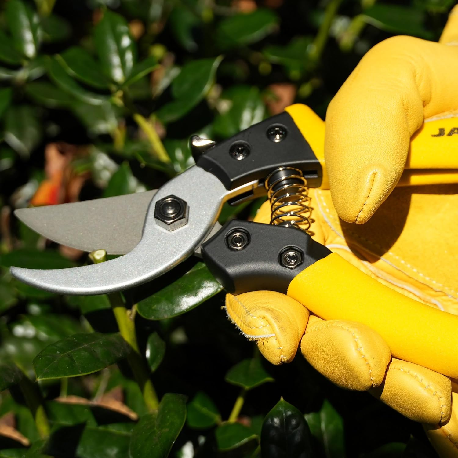Jameson Bypass Pruning Shears – 3/4″ Cutting Capacity, Ultra-Sharp Non-Stick Blades, Durable Cast Aluminum Frame, and Ergonomic Cushion-Grip