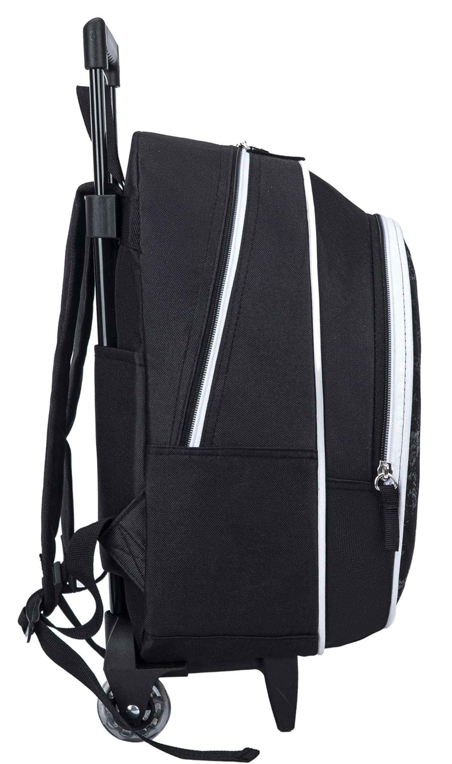 Real Madrid - Mochila escolar con ruedas Real - Colección oficial