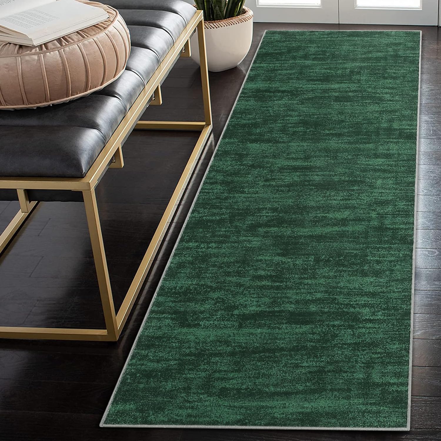 RUGSREAL Solid Kitchen Runner Rug 2x8 Long Hallway Runner