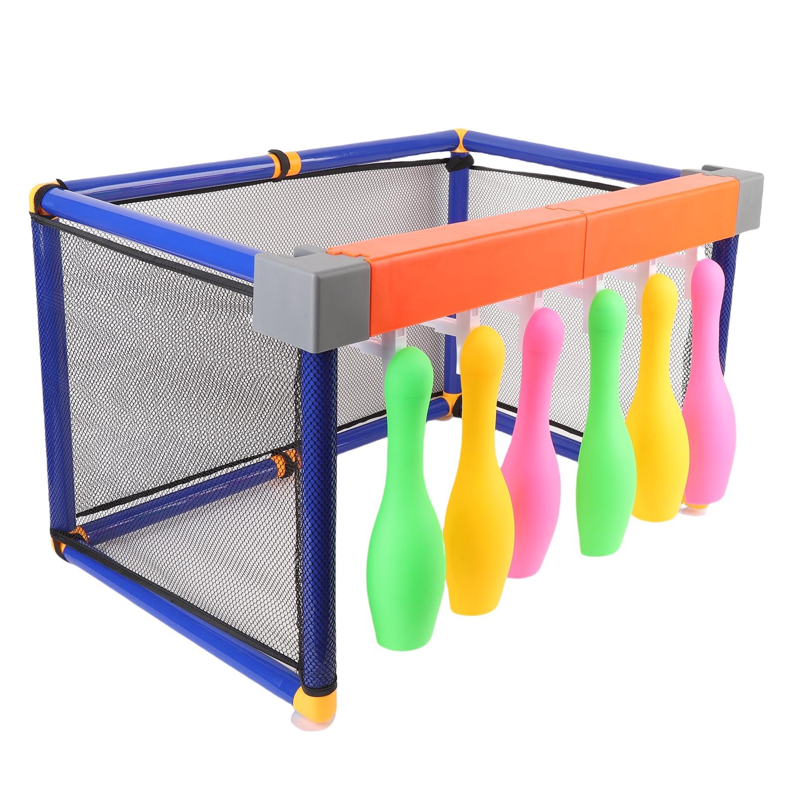 Juego de Bolos de Fútbol para Niños con Bolas de Bolos Iluminadas y Pines Coloridos para Actividades Familiares y Juegos Deportivos