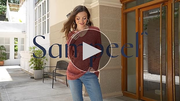 トップス VALLANSpanglesKnitCamisoleSkirtSetup Fall Outfits for Women 2025 V Neck Long Sleeve Shirts Casual