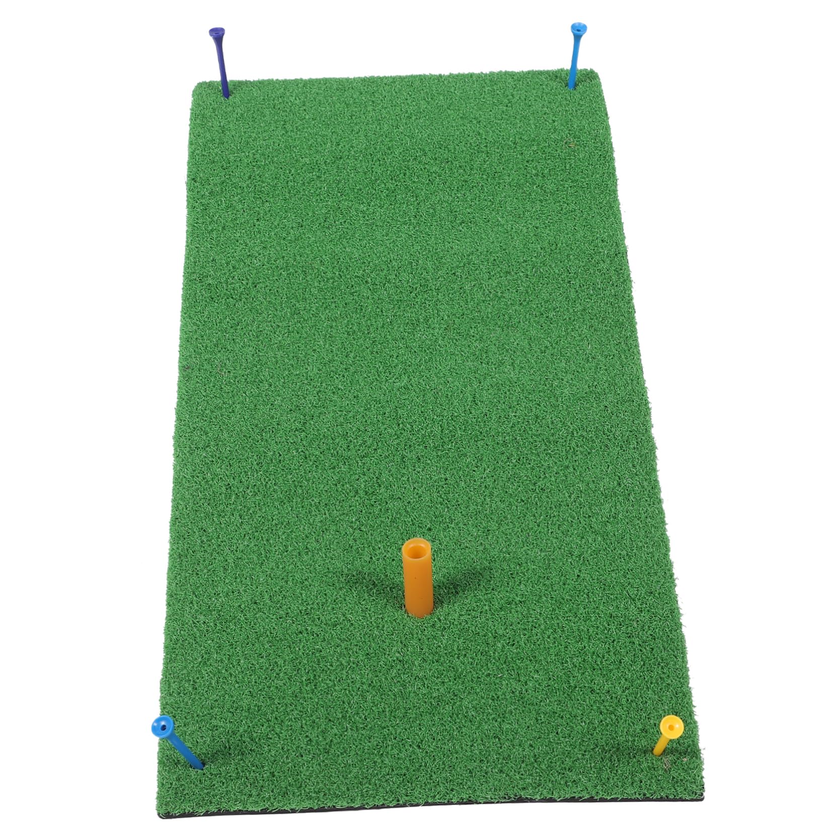 Totority Accessories for Golfers Golf Game Practice Mat Indoor Golf Turf Mat Realistic Artificial Grass