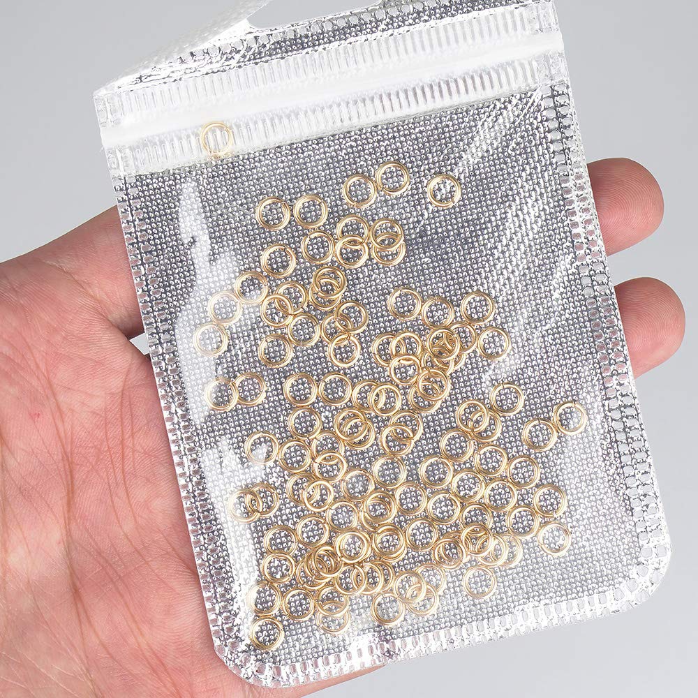 100pcs/lot 5mm Jump Rings Split Rings Connectors For Diy Jewelry Finding Making Accessories Wholesale Supplies, kc gold