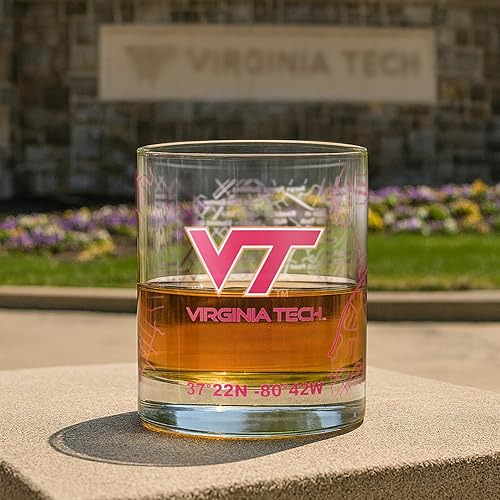Miniatura 52 de Juego de vasos de whisky de la Universidad de Virginia Occidental (2 vasos de bola baja) – Contiene logotipo de West Virginia Mountaineers a todo