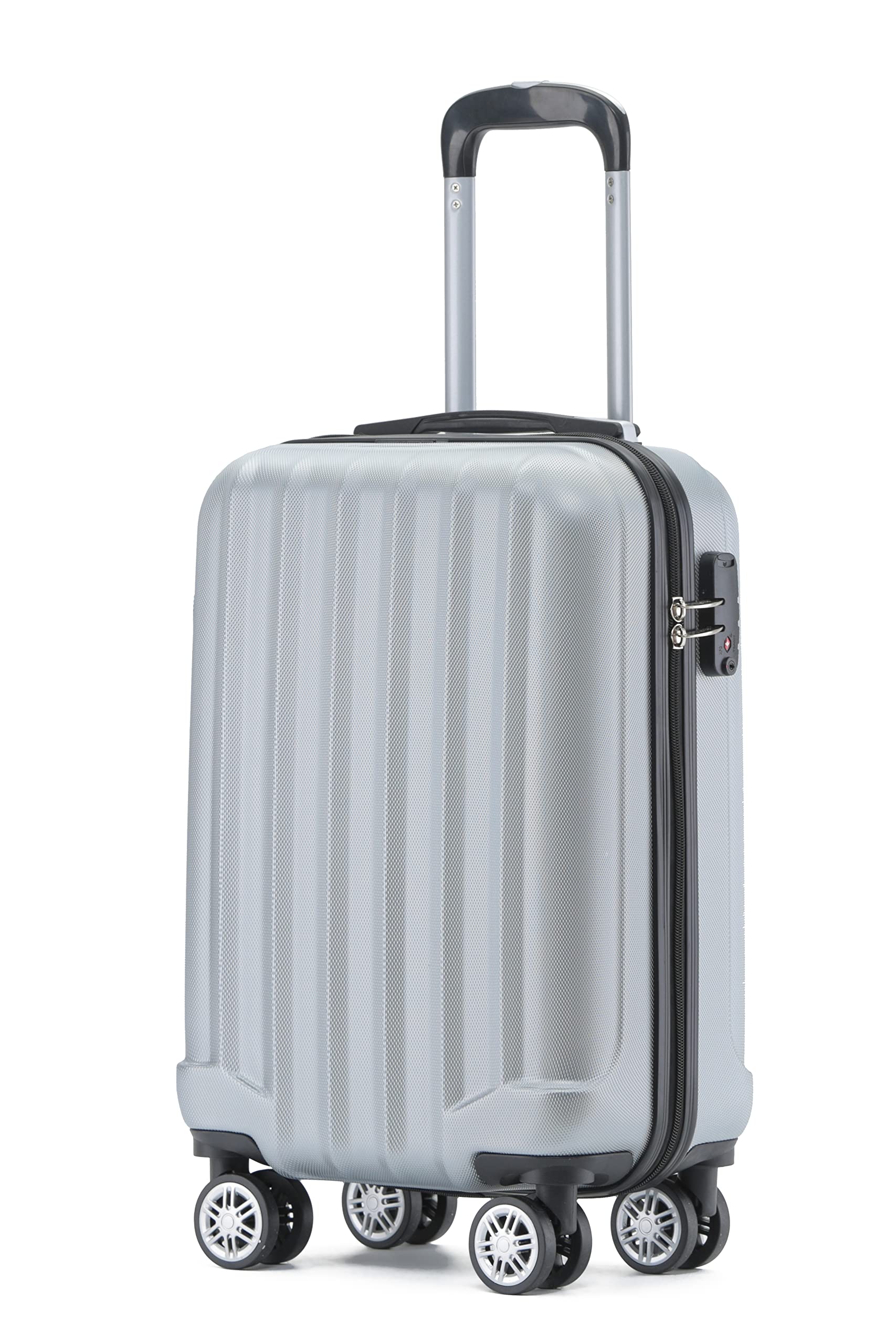 BEIBYE TSA-Schloß 2080 Hangepäck Zwillingsrollen neu Reisekoffer Koffer Trolley Hartschale Set-XL-L-M(Boardcase)
