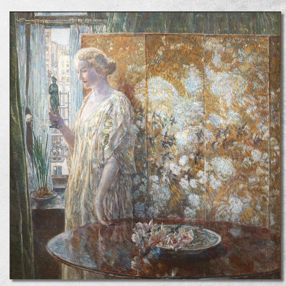 Tableau encadré Childe Hassam Tanagra New York fch18 prêt à accrocher