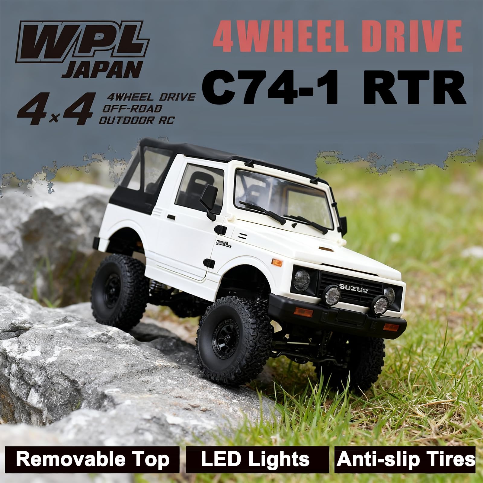 Amazon.co.jp: Skymaker WPL C74-1 スズキ ジムニー 1/10