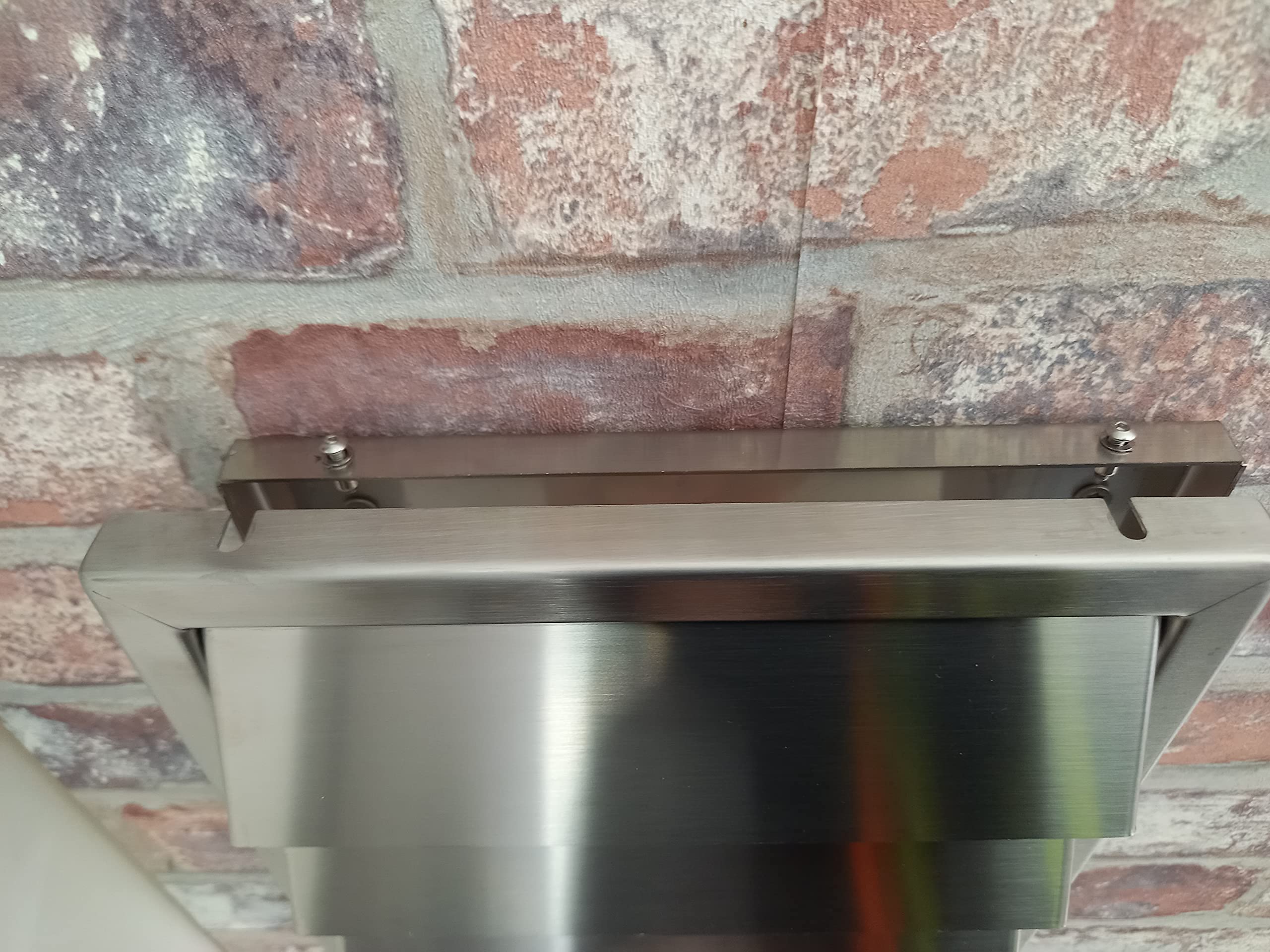 VentilationNord Energiespar Edelstahl Mauerkasten Ø150 mit zwei Rückstauklappen