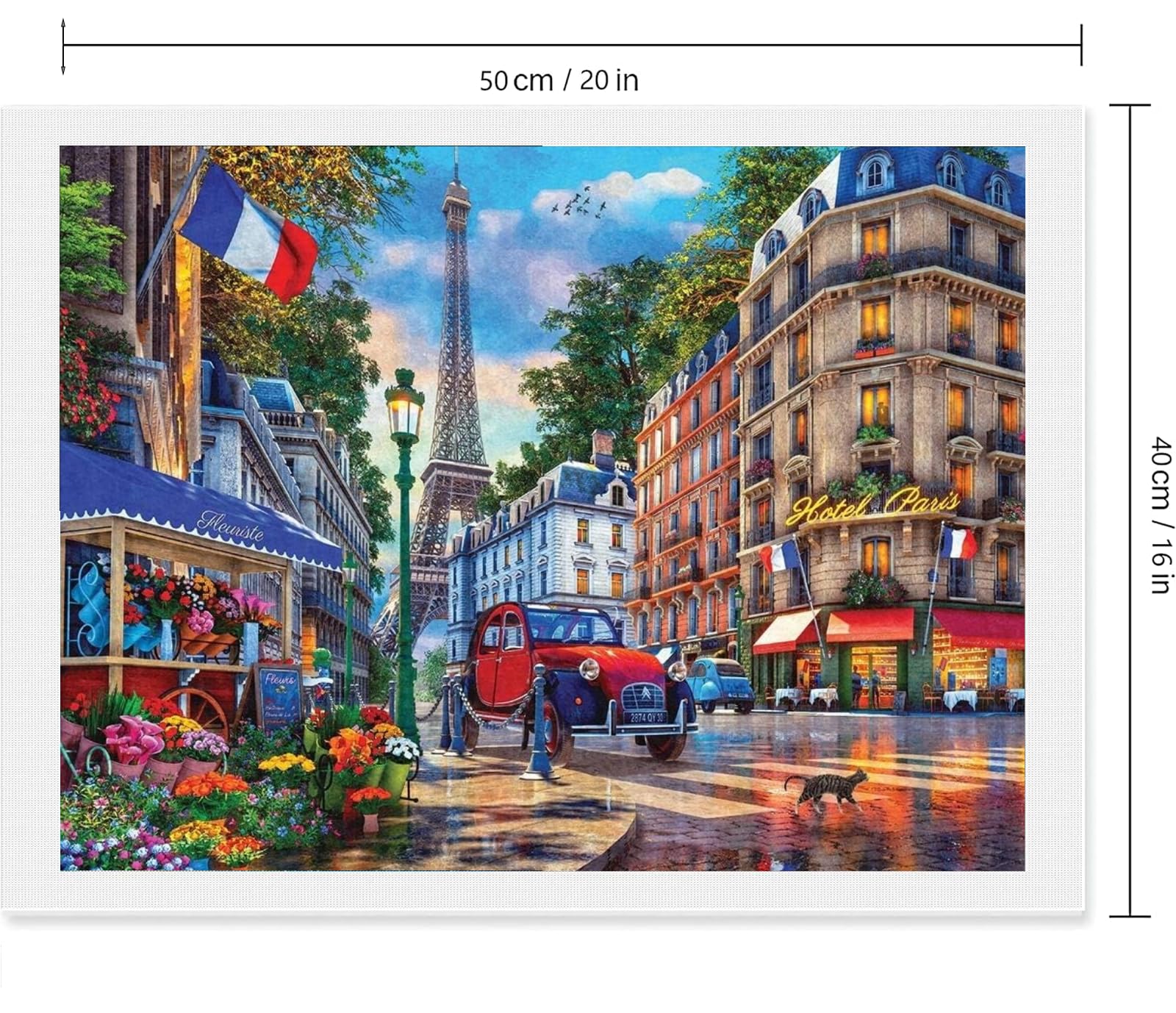 Amazon | クロスステッチキットセット 風景 11CT 3ストランド 40X50cm