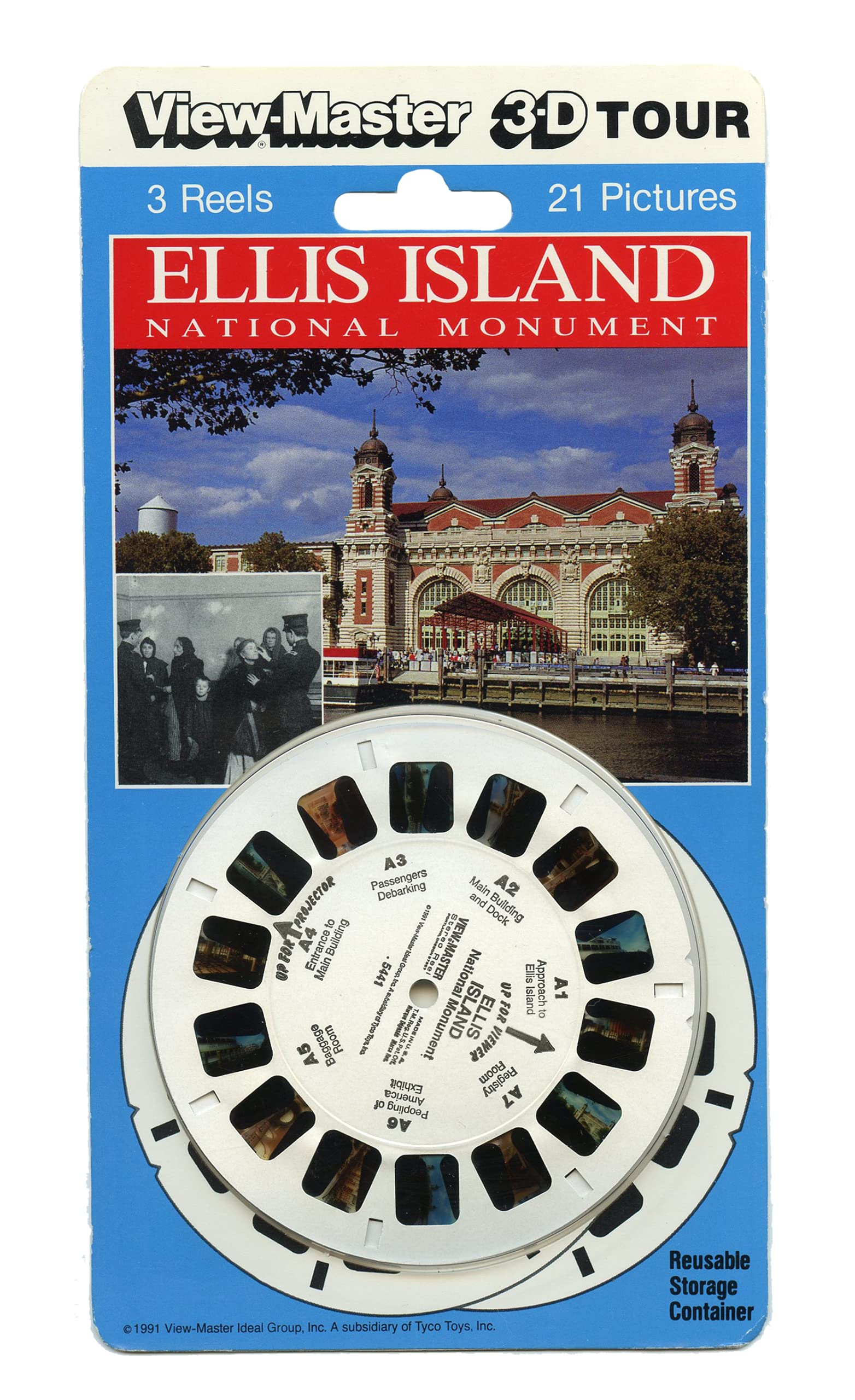 Ellis Island National Monument - ViewMaster - 3 Reel Set - 21 3D Images