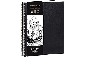 Artist's Sketchbook: Unleash Your Creativity with Thick Paper and Large Dimensions