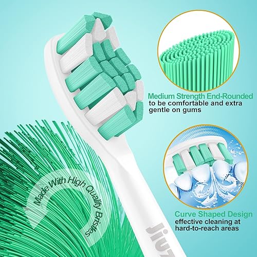 Miniatura 2 de Cabezales de repuesto para cepillos de dientes Phillips Sonicare C2 compatibles con Philips Sonicare ProtectiveClean 4100 5100 6100 y otros mangos